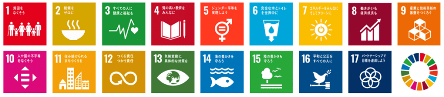 17の持続可能な開発目標「SDGs」
